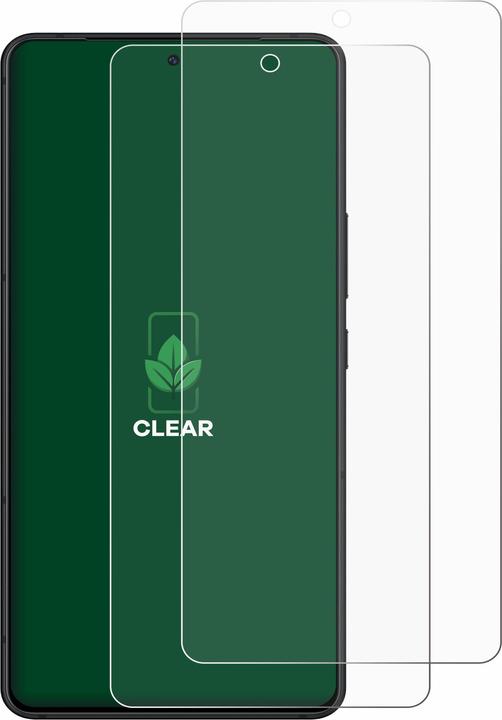 Produktbild ScreenLeaf Schutzfolie nachhaltiger Displayschutz Display Schutz Folie Klar Transparent (2 Stück, ASUS ROG Phone 9)