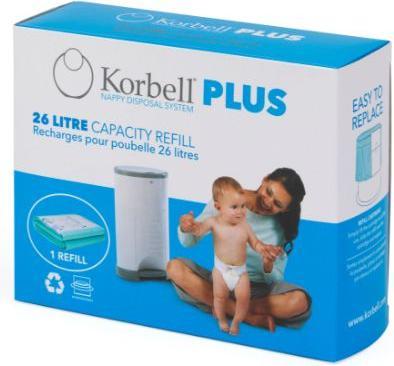 Actual product image Korbell Refill foil for diaper pail (1 x)