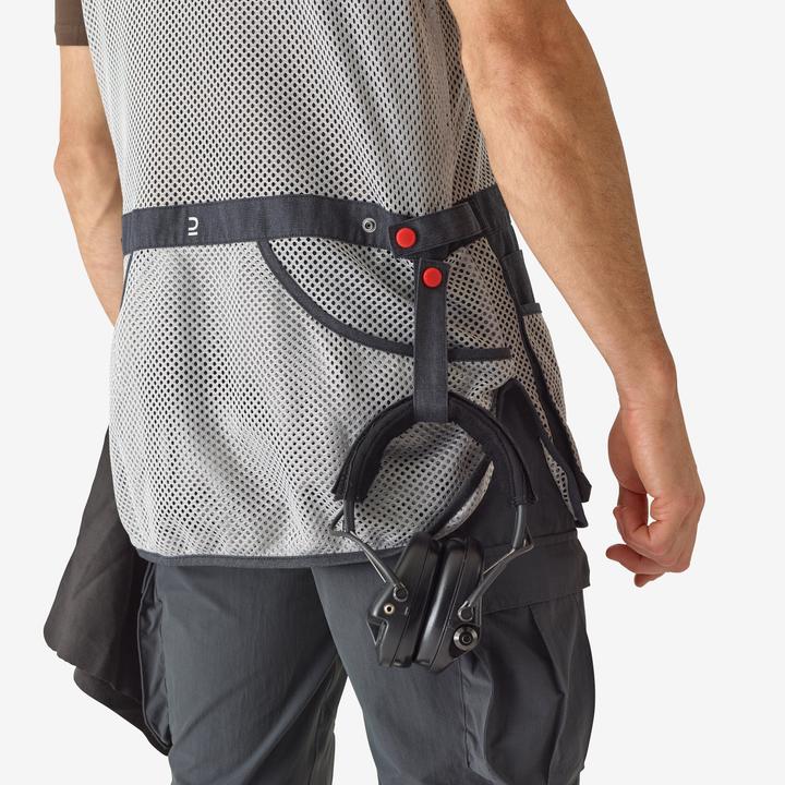 Produktbild Solognac Jagdweste 100 grau/schwarz (L)