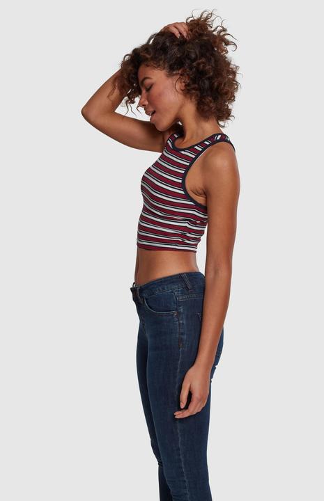 Image du produit Urban Classics Ladies Rib Stripe Cropped Top (L)