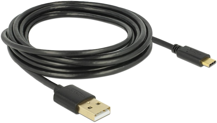 Actual product image Delock USB 2.0 cable A-C (3 m, USB 2.0)
