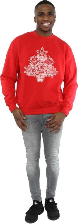 Actual product image Mens Christmas Tree Sweatshirt (S)