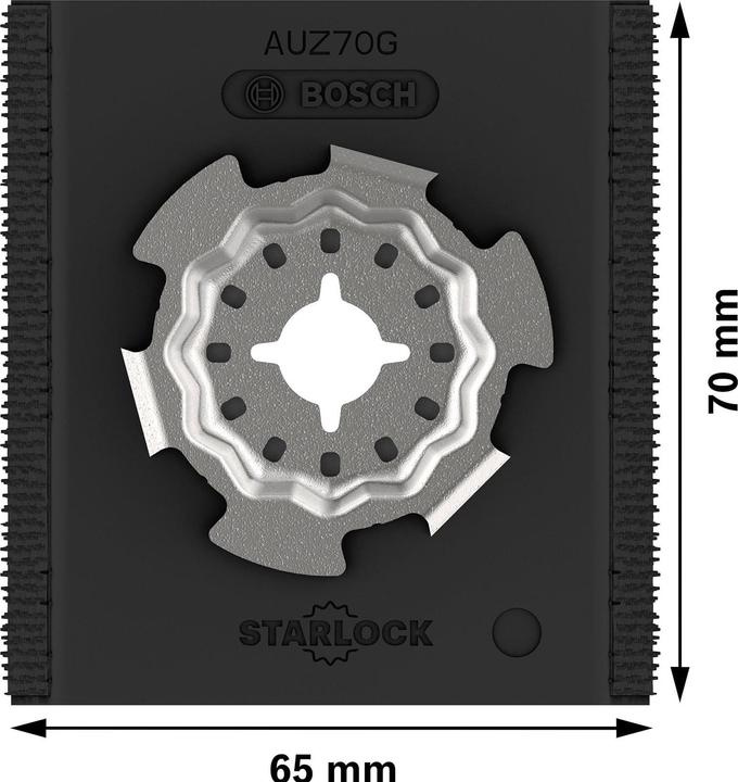 Immagine prodotto Bosch Professional Zubehör PRO AUZ 70 G Accessori per utensili multifunzione, 70 x 65 mm