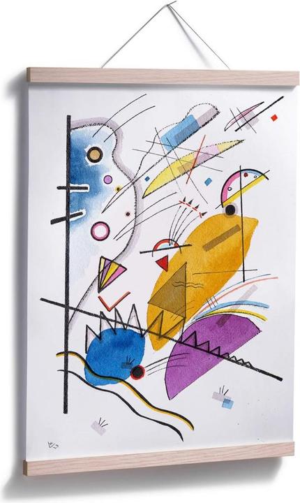 Image du produit Trenddeko Kandinsky - Trait continu (80 x 100 cm)