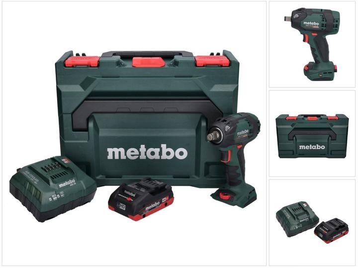 Produktbild Metabo SSW 18 LTX 300 BL Akku Schlagschrauber 18V 300Nm 1/2" Brushless ( 602395840 ) + 1x Akku 4,0Ah