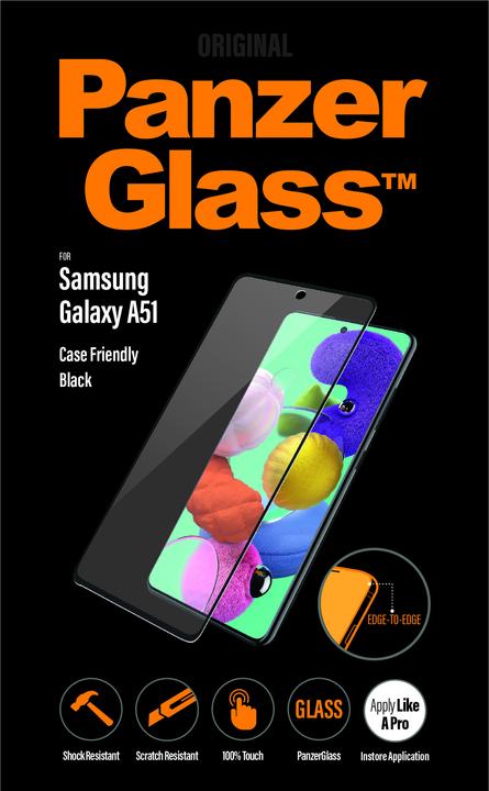 Actual product image PanzerGlass Glass Pro E2E Normal Samsung A51 friendly (1 Piece, Samsung Galaxy A51)