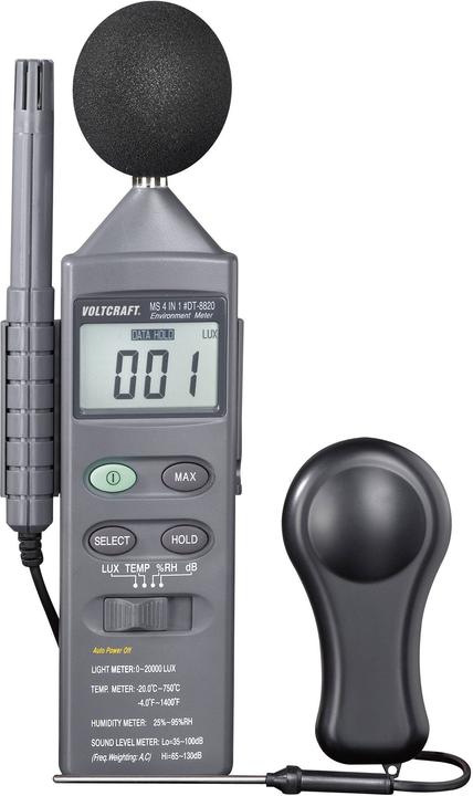 Image du produit Voltcraft Appareil de mesure de la température DT 8820 -