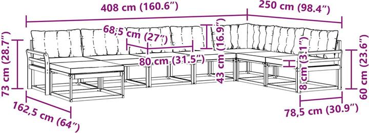 Produktbild vidaXL Sofa Set