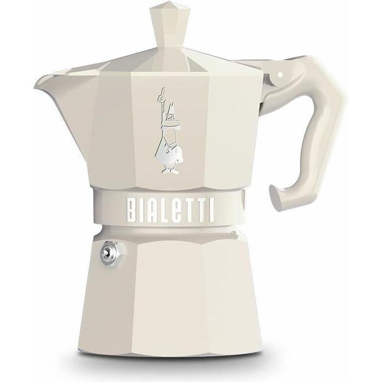 Bialetti Beige Tazze Moka Exclusive, Caffettiera Moka,