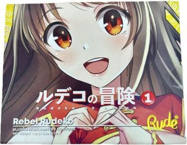 Actual product image Rude Cosmetics Rude Manga Collection Blush Highlighter Contour Palette