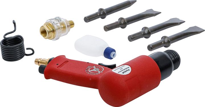Produktbild BGS Druckluft-Meisselhammer mit Werkzeugsatz 8-tlg. (Akkubetrieb)