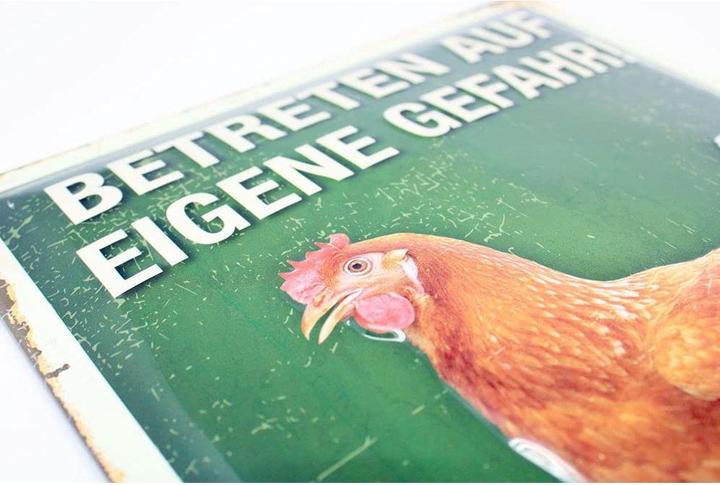 Actual product image Puag Here I watch - Rooster (20 x 30 cm)