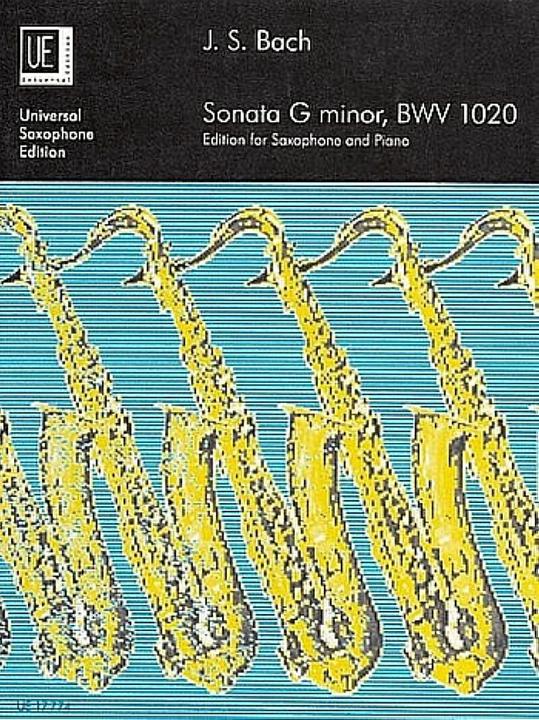 Produktbild Sonata in G minor BWV 1020 for alto saxophone and piano (Englisch, John Harle, Bach, Johann Sebastian, 2000)