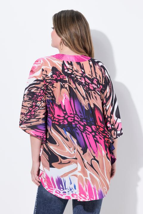 Produktbild Miamoda Blusenkaftan, Loose Fit, Allovermuster (42, 44)