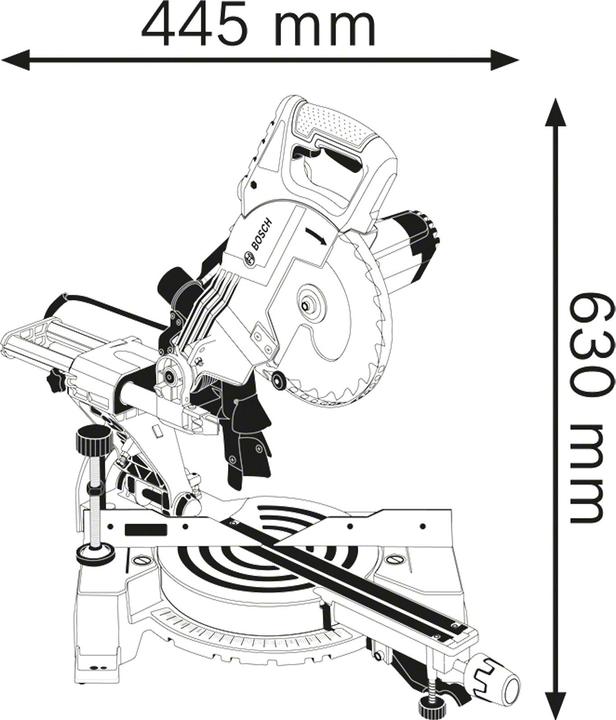 Actual product image Bosch Professional GCM 80 SJ