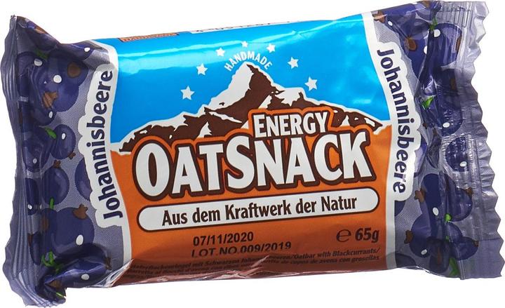 Actual product image Energy OatSnack Oatsnack Energy Blackcurrant 65 g (1 pcs., 65 g)