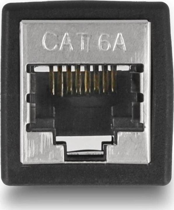 Produktbild Delock Kupplung RJ45 - RJ45, Cat.6A, Schwarz 1 Stück (Netzwerk Kupplung)