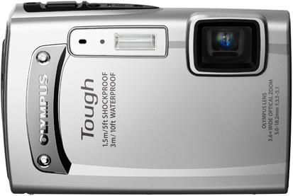 Olympus TG-310, 14MP, zoom 3x, filmati HD, impermeabile, argento (1/2,3'')