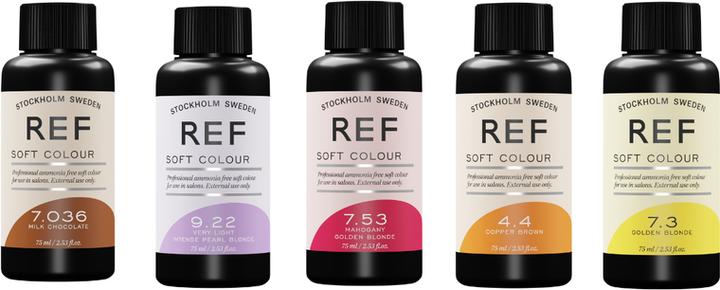 Image du produit Ref. REF Soft Colour 10.1 Extra Light Ash Blonde 2x75 ml (10,1 Blond cendré extra clair)