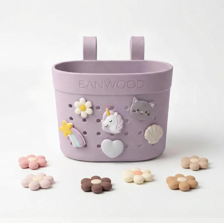 Produktbild Banwood Pin & Ride Basket - Lavender (2.61 l)