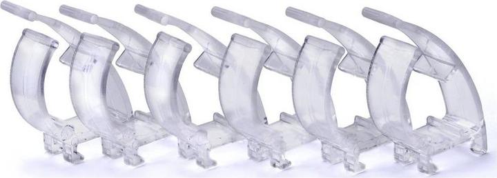 Actual product image Swissinno Clips 6er für Montage von Taubenabwehr-Spikes an Dachrinnen