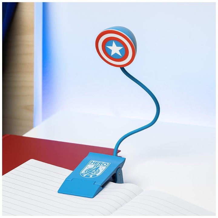 Productafbeelding Paladone Products Lampada Marvel Captain America Boek