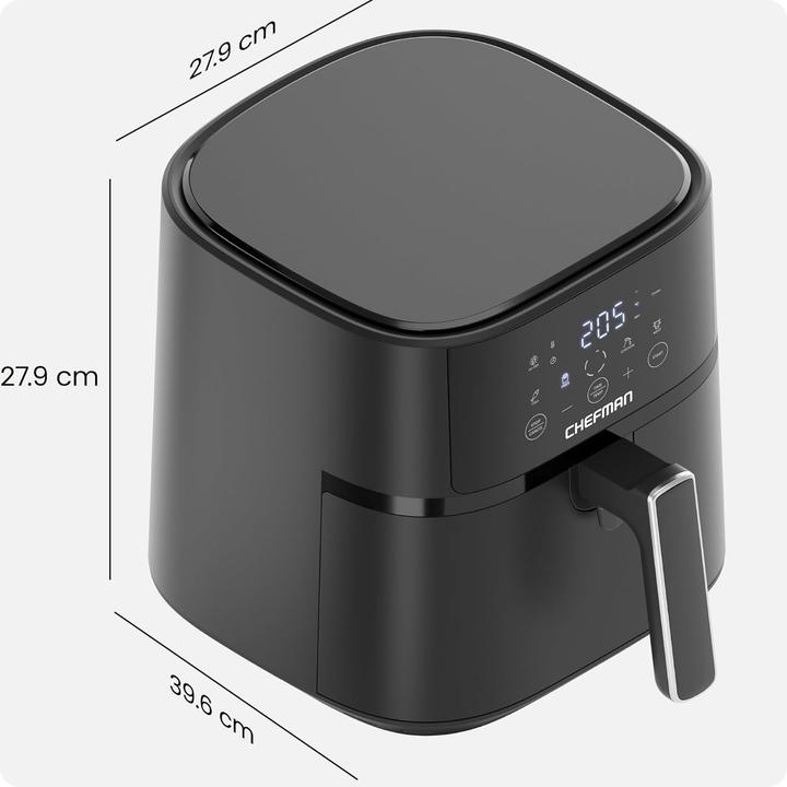 Produktbild Chefman TurboFry Touch - Digitale 5.7-Heissluftfritteuse mit Sichtfenster