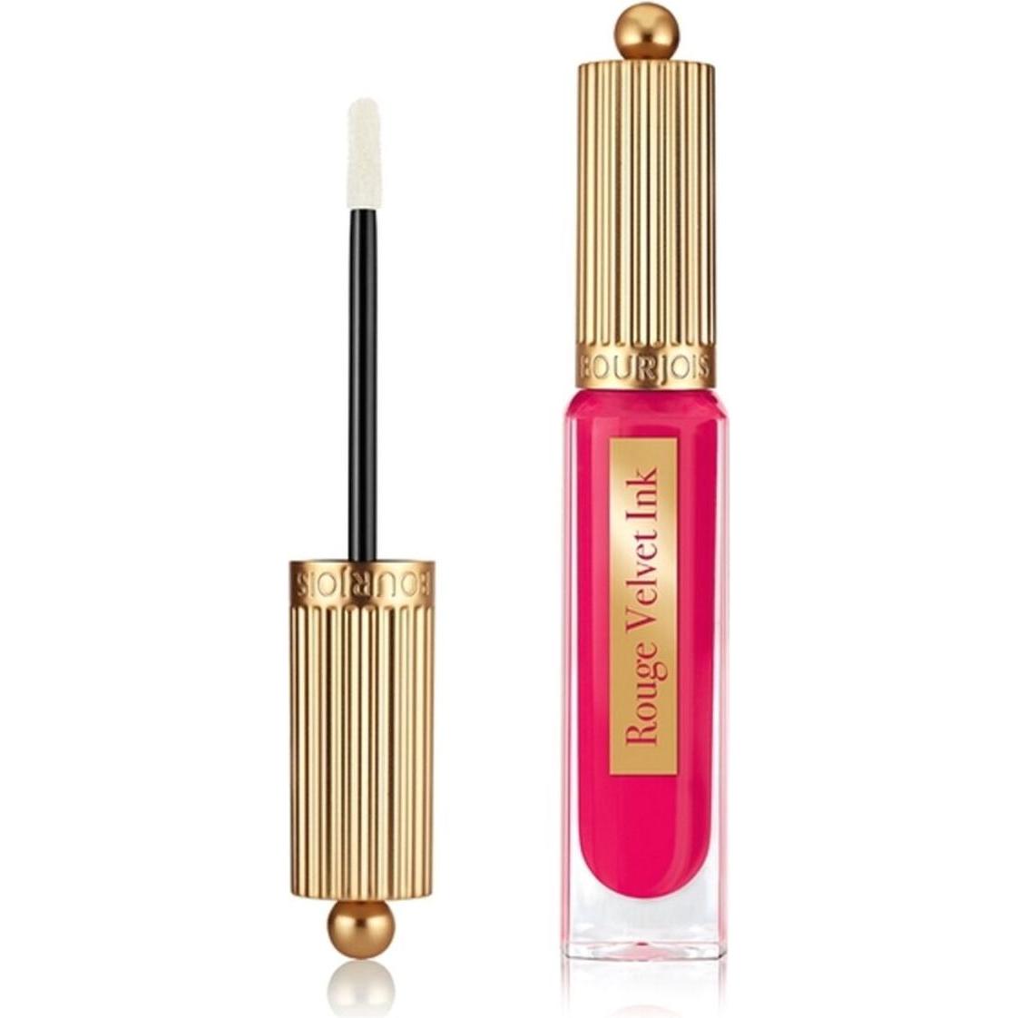 Bourjois, Lippenstift + Lipgloss, Rouge Velvet Ink (07 Fushia Cha Cha)