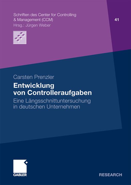 Produktbild Entwicklung von Controlleraufgaben (Deutsch, Carsten Prenzler, 2011)