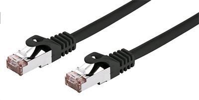 Produktbild C-Tech Cable patchcord Cat6, FTP, black, 2m (FTP, CAT6, 2 m)