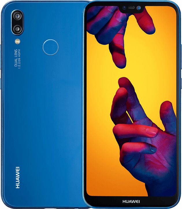 Actual product image Huawei P20 Lite (64 GB, Small Blue, 5.80", Hybrid Dual SIM, 16 Mpx, 4G)