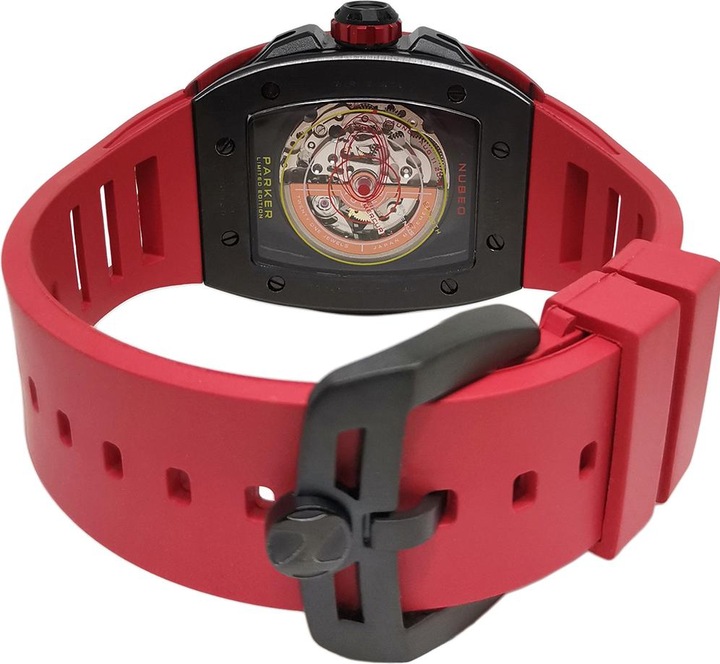 Actual product image Nubeo NB-6079-02 Parker Automatic Limited 44mm 3ATM men's watch