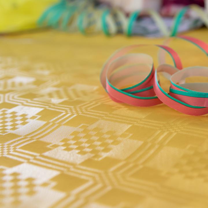 Produktbild Idena Damast Tischtuch 1x10m Rolle apfelgrün
