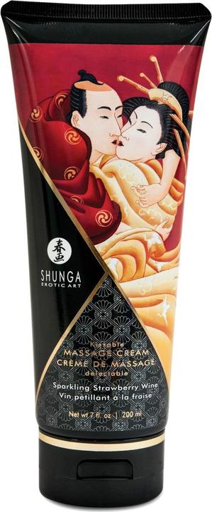 Actual product image Shunga Massage Cream Erdbeerwein (200 ml)