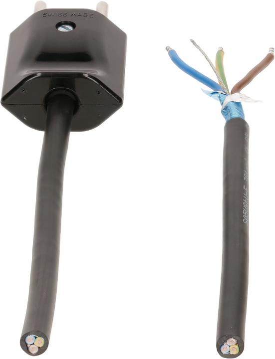 Actual product image Max Hauri Electrobiology MHAG mains cable 3G1.0 shielded type 12 (3 m)