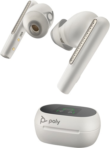 Produktbild Poly VOYAGER FREE 60/60+ WHITE (ANC, 16.50 h, Kabellos)