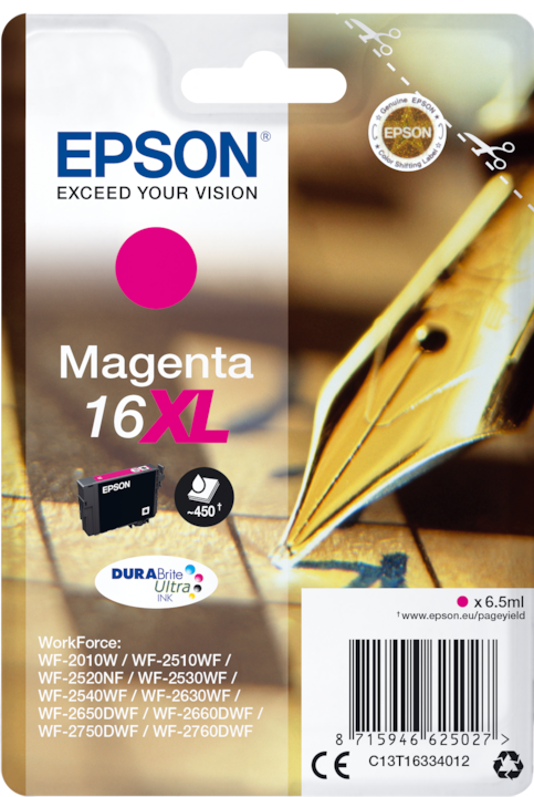 Image du produit Epson 16XL DuraBrite Ultra (M, CF, C, Y)