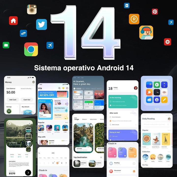 Produktbild Doogee Cyber Resistente (256 GB, Schwarz, 6.58", Dual SIM, 4G)