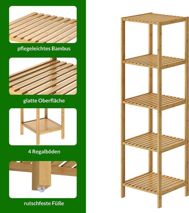 Immagine prodotto Casaria Scaffalatura verticale (140 x 33 x 33 cm)