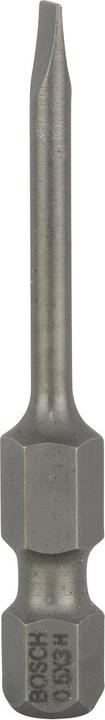 Produktbild Bosch Professional Zubehör Schrauberbit Extra-Hart S 0,5 x 3,0, 49 mm, 3er-Pack (Schraubschlitz, Sechskant (hexagonal))