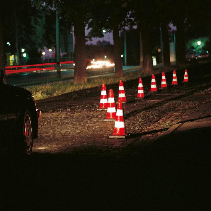 Produktbild HP Autozubehör Leitkegel TL Höhe 500 mm BAST geprüft, 2 Streifen Gewicht 2,9 kg, 33 x 33 cm