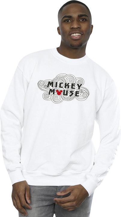 Produktbild Disney Mickey Mouse Swirl Logo Sweatshirt (M)