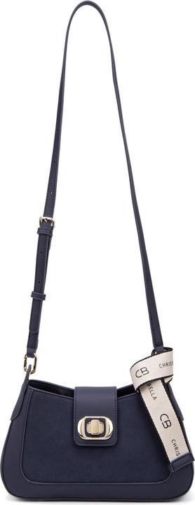 Actual product image Chrisbella Damen Schultertasche - Modell Aurelia Lux - 100% Polyurethan - 29.0 X 8.0 X 17.0 Cm