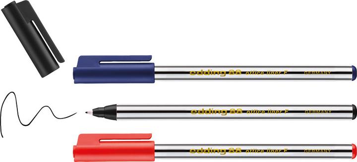 Produktbild Edding Fineliner 88 officeliner (Black, 1 x)