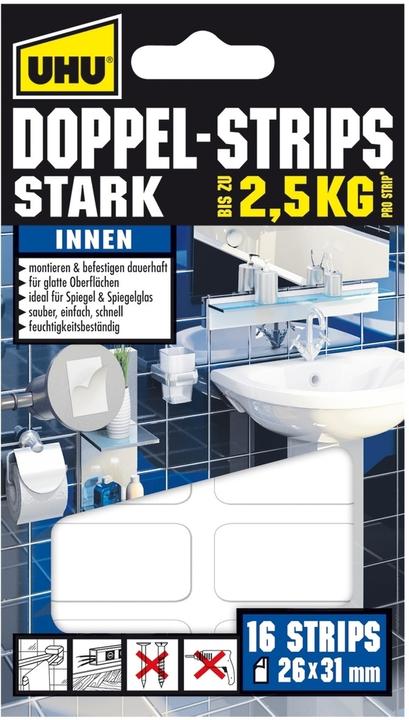 UHU Doppelseitiges Klebeband Weis (2.50 kg)