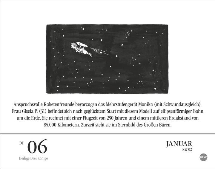 Produktbild Loriot Tagesabreisskalender 2026 (14 x 11 cm)