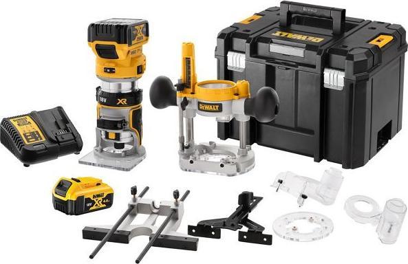 DeWalt DCW 604 P2 Battery combi-moulder 18V 55 mm + 2x battery 5.0Ah + charger + TSTAK