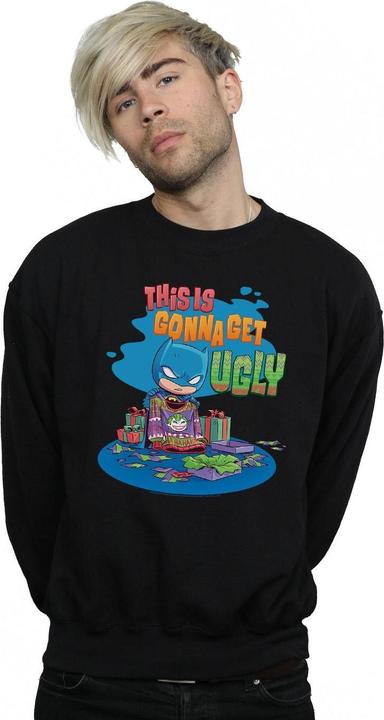 Produktbild Super Friends Batman Joker Christmas Jumper Sweatshirt (L)