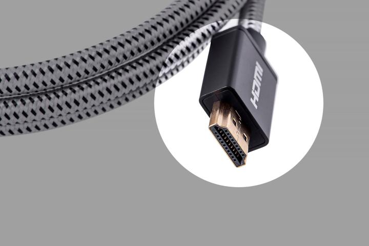 Actual product image Orico HDMI KABELIS 2.0, 4K@60HZ, BRAIDED, 2M (2 m)