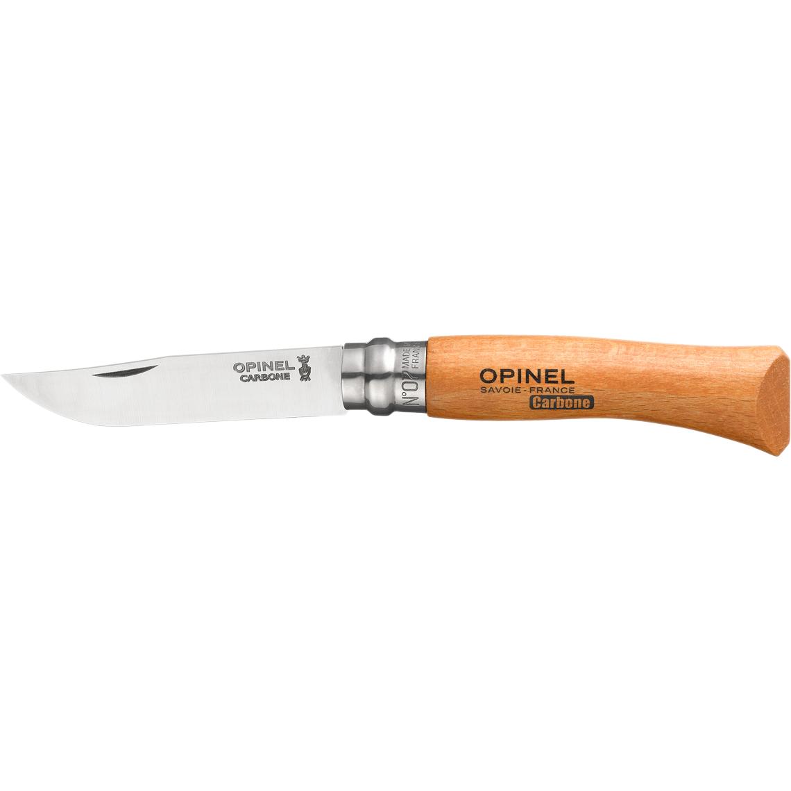 Opinel N°07 Carbon, Küchenmesser, Grau, Braun